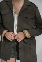 Eleftheria Army Jacket Khaki