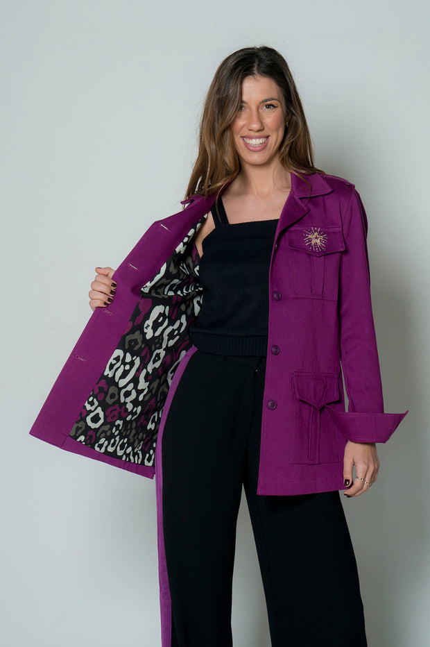 Over The Moon Jacket Magenta S/M