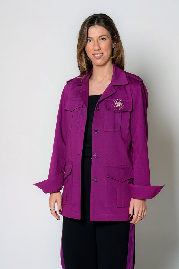 Over The Moon Jacket Magenta S/M