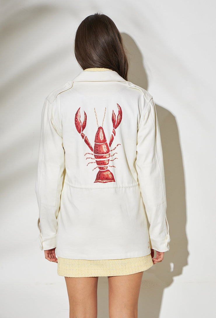 Lobster Parka Jacket Off-White M/L
