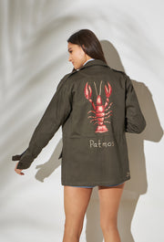 PATMOS Lobster Parka Jacket Khaki S/M