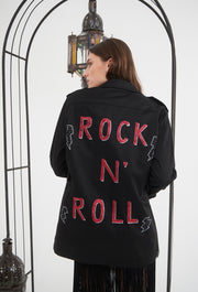 Rock 'N' Roll Army Jacket Black