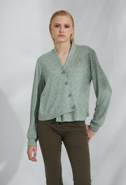 Lucky Knitted Cardigan Mint