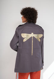 Dragonfly Safari Jacket Grey
