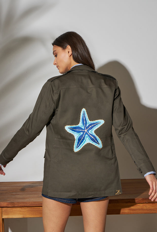 Starfish Safari Jacket Khaki