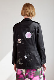 Cosmic Galaxy Jacket Black