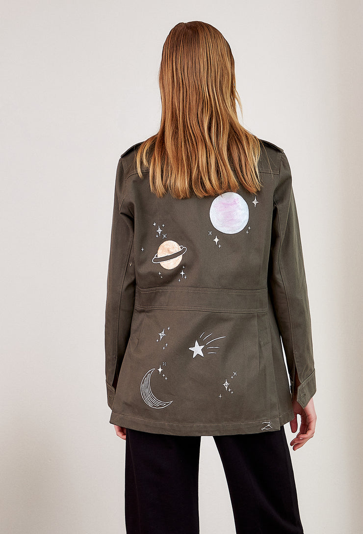 Cosmic Galaxy Jacket Khaki
