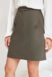Cargo Khaki Skirt